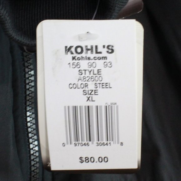 NWT ZeroXposur Men's Steel Polar Fleece Lightweight Comfort Reversible Jacket XL - Picture 9 of 12